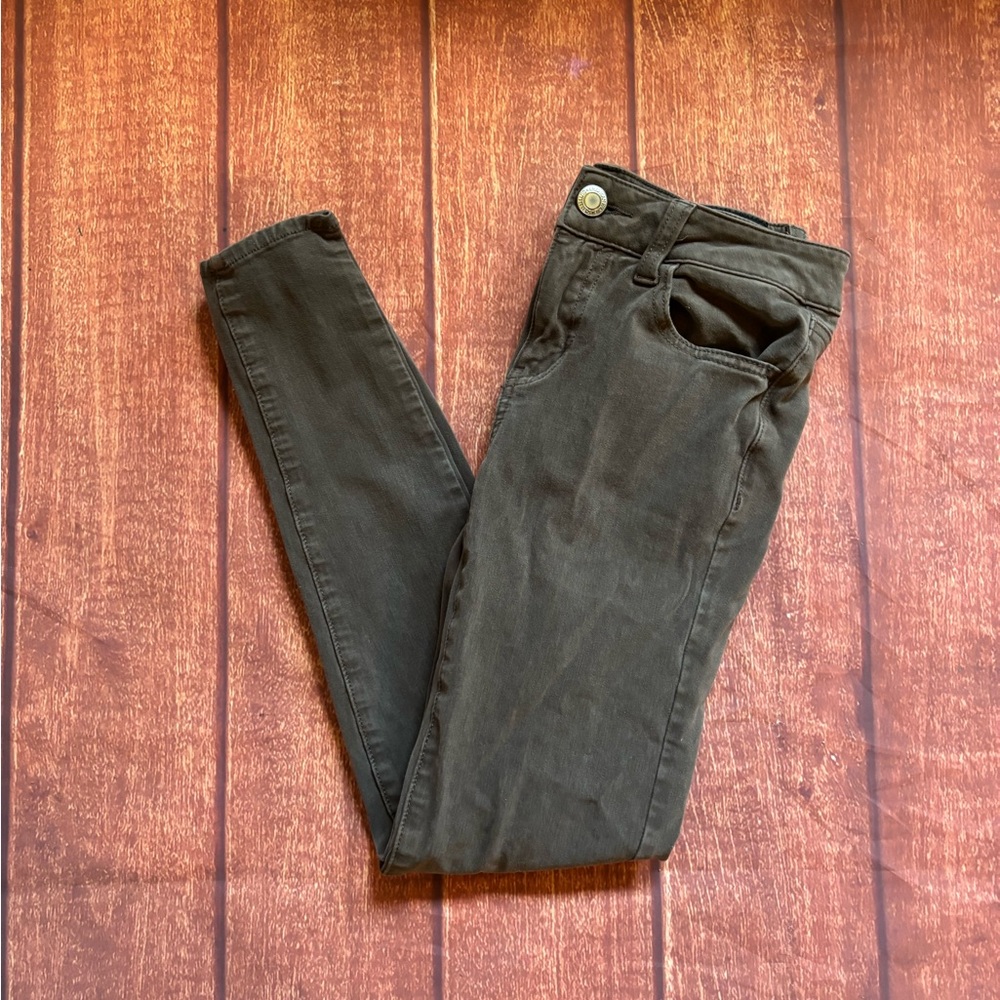 American Eagle Outfitters Grey Skinny Jeans